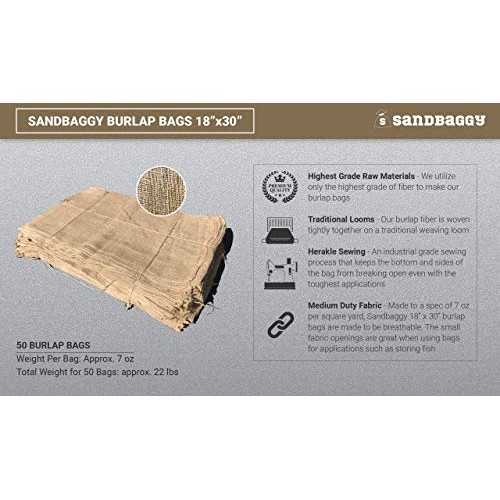 Large Burlap Bags 18 x 30 - Burlap Bags for Planting/Gardening b...