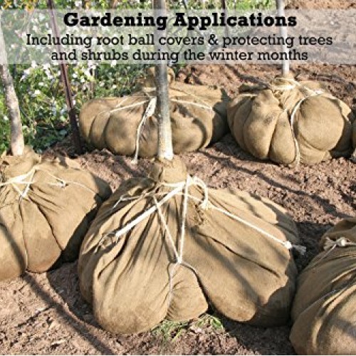 Sandbaggy Burlap Fabric Roll- for Garden, Yard, Wedding, Craft, De...