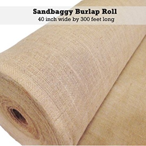 Sandbaggy Burlap Fabric Roll- for Garden, Yard, Wedding, Craft, De...