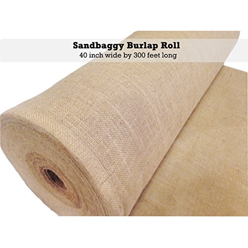 Sandbaggy Burlap Fabric Roll- for Garden, Yard, Wedding, Craft, De...