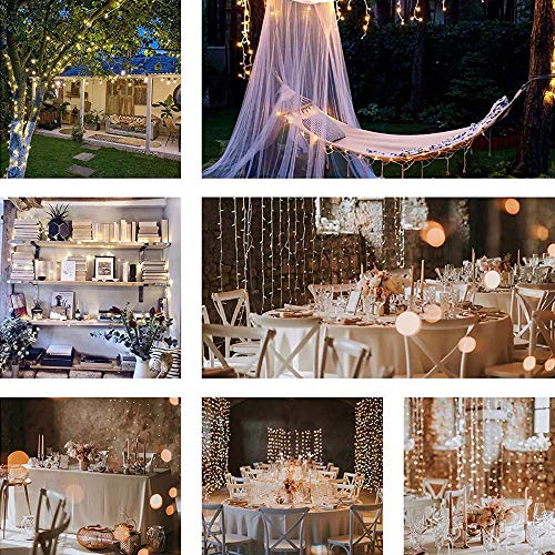 SANJICHA String Lights Indoor/Outdoor, Upgraded Super Bright Chris...