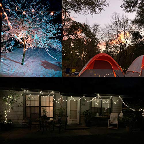 SANJICHA String Lights Indoor/Outdoor, Upgraded Super Bright Chris...