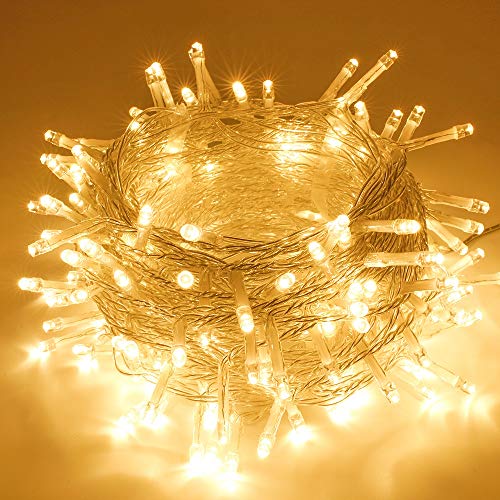SANJICHA String Lights Indoor/Outdoor, Upgraded Super Bright Chris...