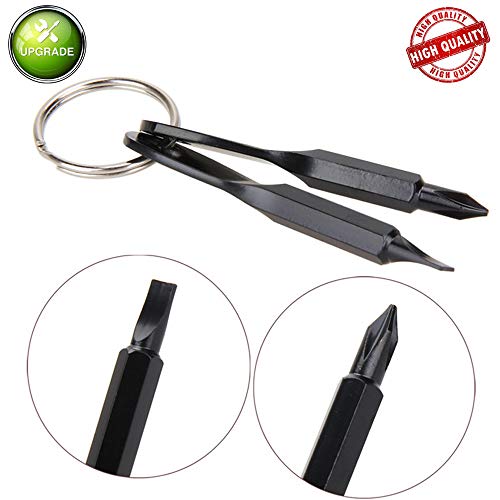 2Pcs Dual-purpose Screwdrivers Tool: Flat Head Screwdriver Phillip...