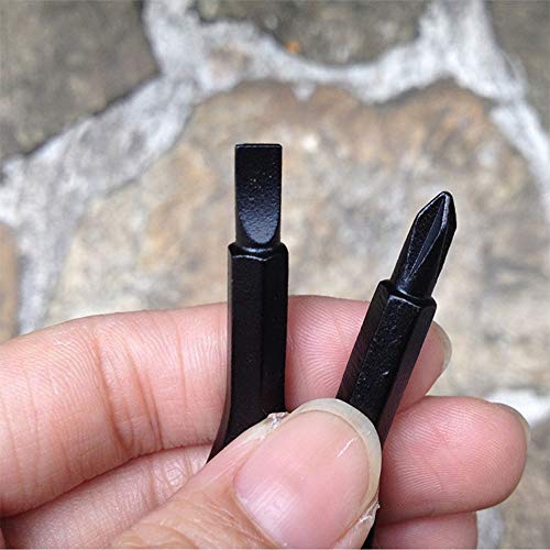 2Pcs Dual-purpose Screwdrivers Tool: Flat Head Screwdriver Phillip...
