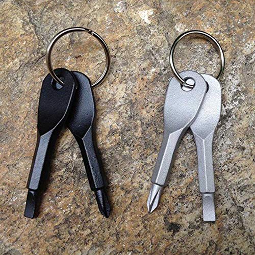 2Pcs Dual-purpose Screwdrivers Tool: Flat Head Screwdriver Phillip...