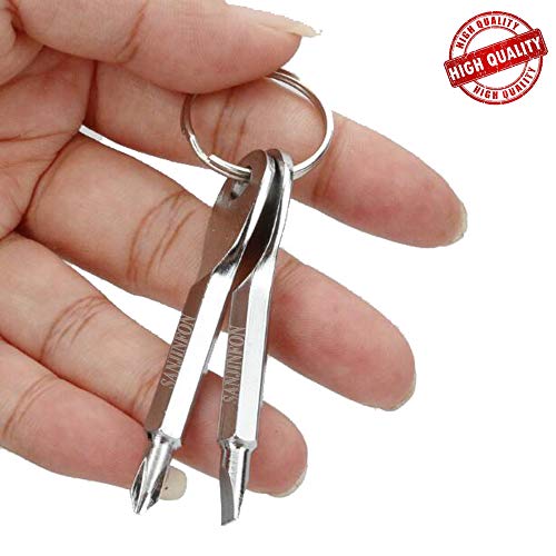 2Pcs Dual-purpose Screwdrivers Tool: Flat Head Screwdriver Phillip...