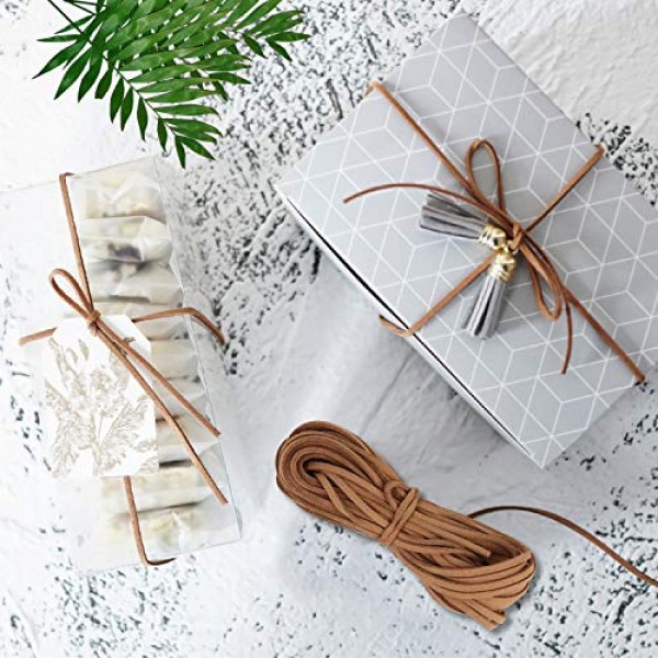 5 Colors Suede Cord Faux Leather Cord String Rope Thread for Brace...