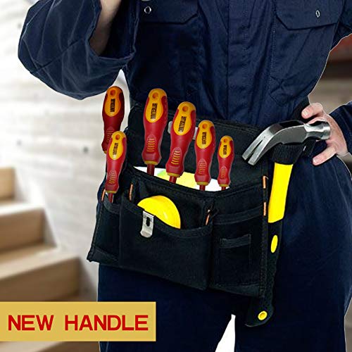 6 Piece Insulated Screwdriver Set, 1000V VDE Insulated Electrician...