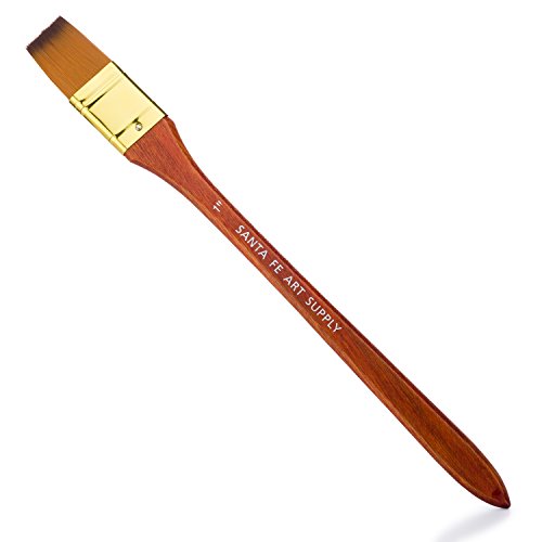 Santa Fe Art Supply Best Quality Artist Paintbrush Flat Wide 1 Inc...