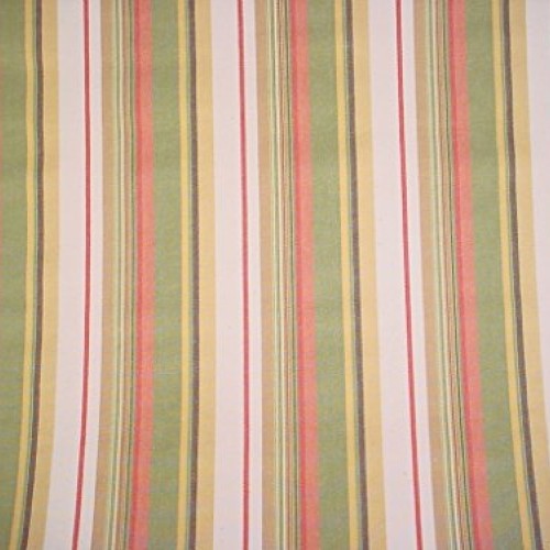 Santee Fabrics Lotus in Olivette - Heavy Olive/Tea Rose Cotton Str...