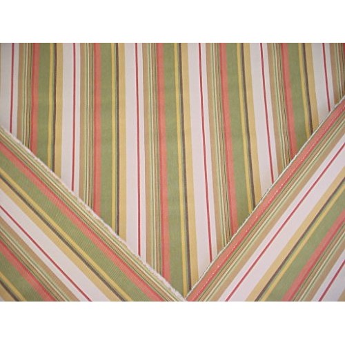 Santee Fabrics Lotus in Olivette - Heavy Olive/Tea Rose Cotton Str...