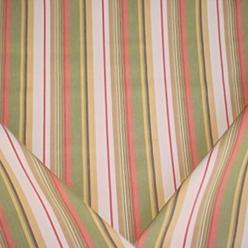 Santee Fabrics Lotus in Olivette - Heavy Olive/Tea Rose Cotton Str...
