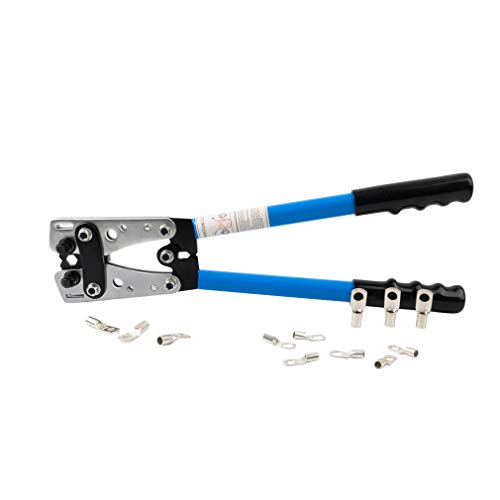 Sanuke Battery Cable wire Lug Crimping Tool for AWG 8-1/0 Electric...