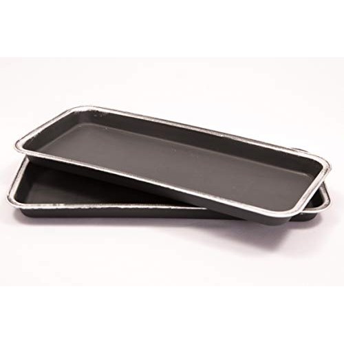 16 Decorative Rectangular Tray/Saucer 2 Pack Fancy Trim Rustic/...