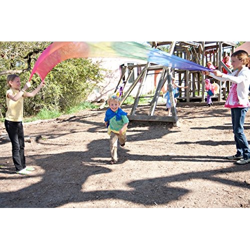 Sarahs Silks Giant Rainbow Playsilk 3 Feet by 9 Feet Long