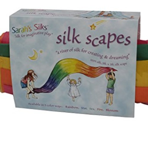 Sarahs Silks Giant Rainbow Playsilk 3 Feet by 9 Feet Long