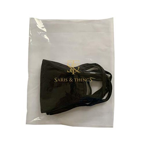 3 Pk Unisex Black Washable Reusable Face Mask & Mouth Cover for Me...