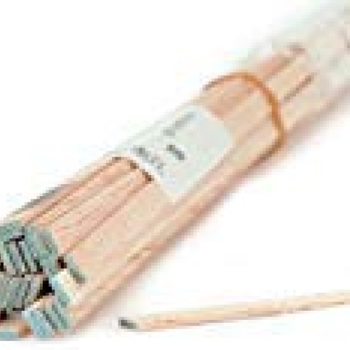 SAUNDERS Midwest LLC 6066 BALSAWOOD .25INX.25INX36IN, Multicolor