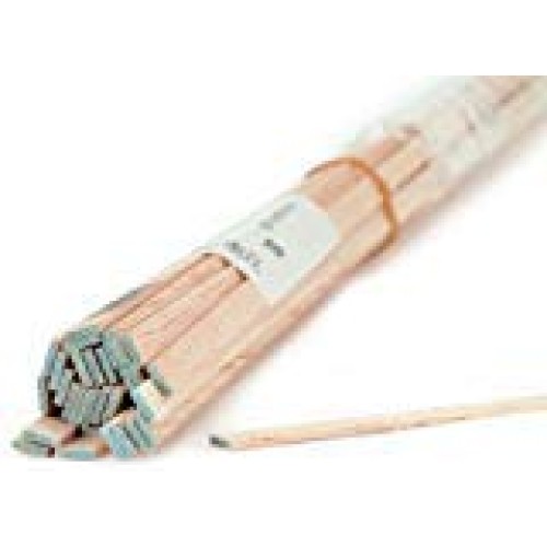 SAUNDERS Midwest LLC 6066 BALSAWOOD .25INX.25INX36IN, Multicolor