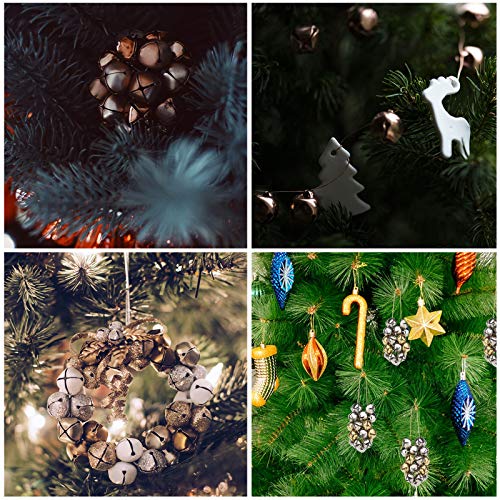 SAVITA 200Pcs Christmas Jingle Bells, DIY Craft Bells for Wreath, ...