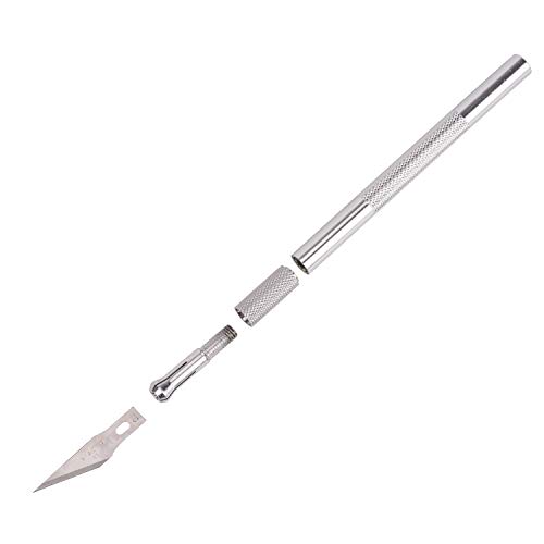 SAVITA Hobby Knife Set Solid Metal Pen Knife Small Carving Craft U...