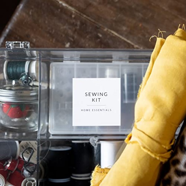 SAVVY & SORTED Minimalist Home Laundry Labels for Organizing - 136...