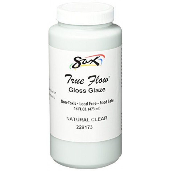 Sax True Flow Gloss Glaze, Natural Clear, 1 Pint - 229173