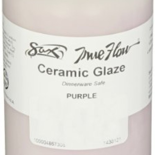 Sax True Flow Gloss Glaze, Purple, 1 Pint - 1430121