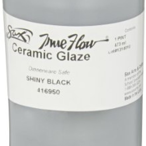 Sax True Flow Gloss Glaze, Shiny Black, 1 Pint - 416950