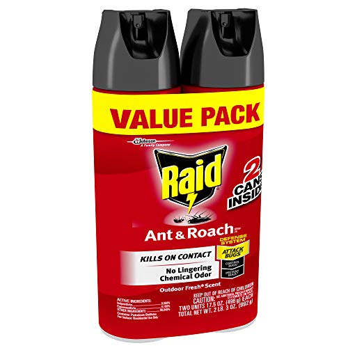 Raid Ant & Roach Killer Spray for Listed Bugs, Insect, Spider, For...