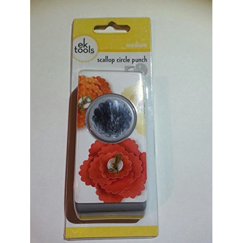 EK Tools Scallop Circle Punch, 1-Inch Scalloped Edge