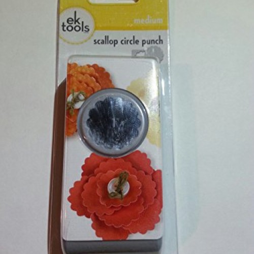 EK Tools Scallop Circle Punch, 1-Inch Scalloped Edge