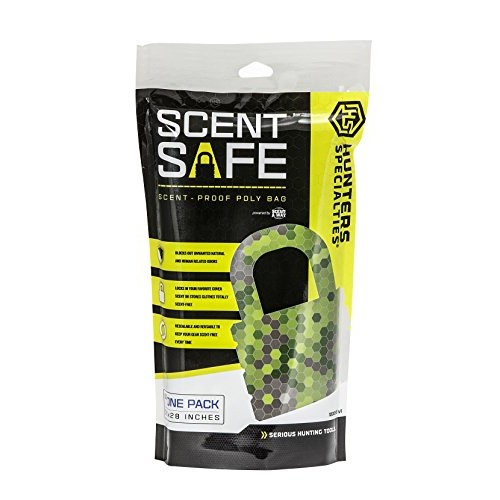 SCENT-A-WAY 100055 Scent-Safe Plastic Odor Barrier Storage Bag