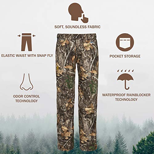 Scent Blocker Drencher Hunting Pants, Realtree Edge, 2XL