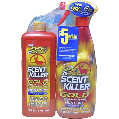 Scent Killer 1259 Wildlife Research Gold 24/24 Combo, 48 oz.