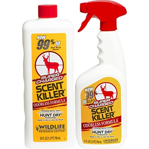 Scent Killer 559 Wildlife Research Super Charged Spray 24/24 Combo...