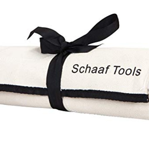 SCHAAF Full Size Wood Carving Tools Set of 12 with Canvas Case - G...