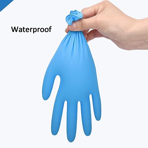 Schneider Nitrile Exam Gloves, Blue, Large, Box of 100, Disposable...