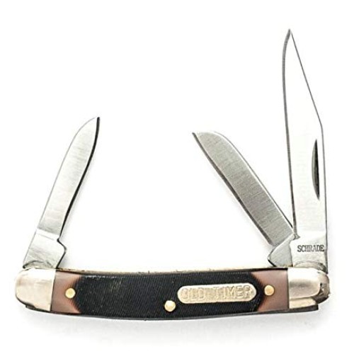 Old Timer 108OT Junior 4.7in S.S. Traditional Folding Knife with 2...