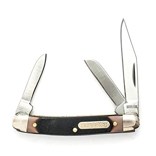 Old Timer 108OT Junior 4.7in S.S. Traditional Folding Knife with 2...