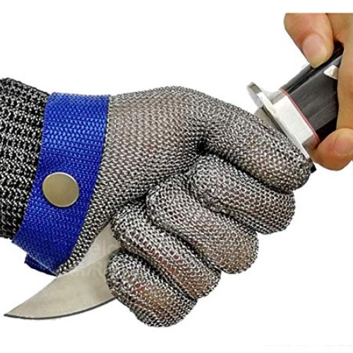 Schwer Cut Resistant Glove-Stainless Steel Wire Metal Mesh Butcher...