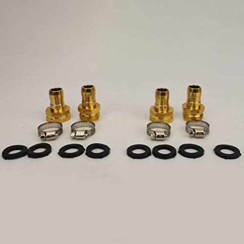 Scicalife 1 Set Garden Hose Repair Connector with Clamps Garden Ac...