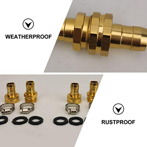 Scicalife 1 Set Garden Hose Repair Connector with Clamps Garden Ac...