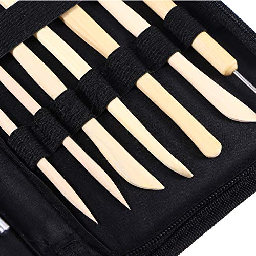 Scicalife Pottery & Polymer Clay Tools,14-Piece Clay Sculpture & C...