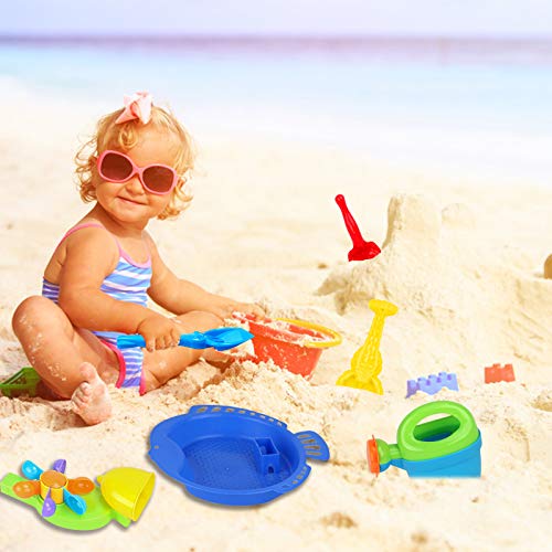 Scientoy Beach Toys, 19 Pcs Sand Toys Set, Summer Outdoor Sandbox ...