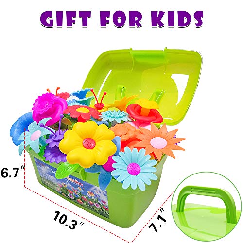 Scientoy Flower Garden Building Toys, Stem Toys Build a Garden for...