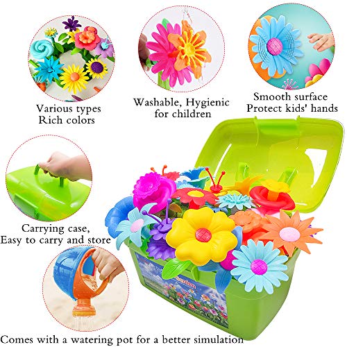 Scientoy Flower Garden Building Toys, Stem Toys Build a Garden for...