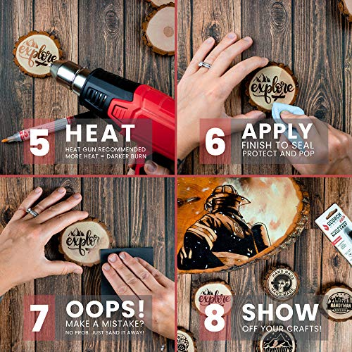 Scorch Marker Pro - Chemical Wood Burning Pen - for DIY Projects -...