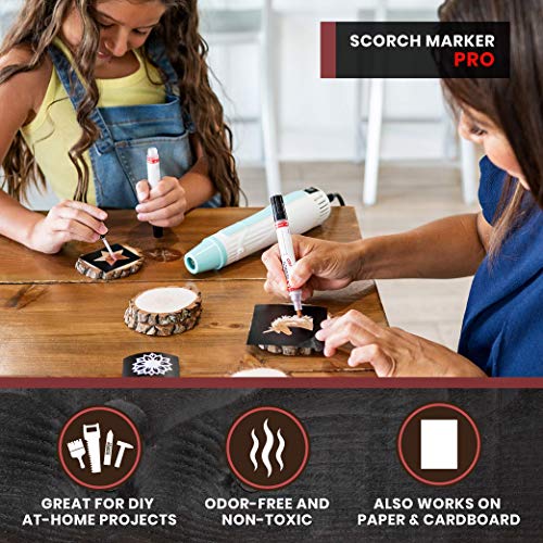 Scorch Marker Pro - Chemical Wood Burning Pen - for DIY Projects -...